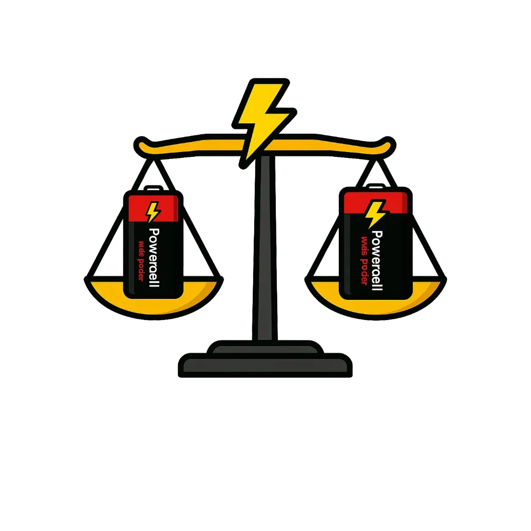 Precio justo para distribuidores Powercell Precio justo – balanza equilibrada con pilas Powercell