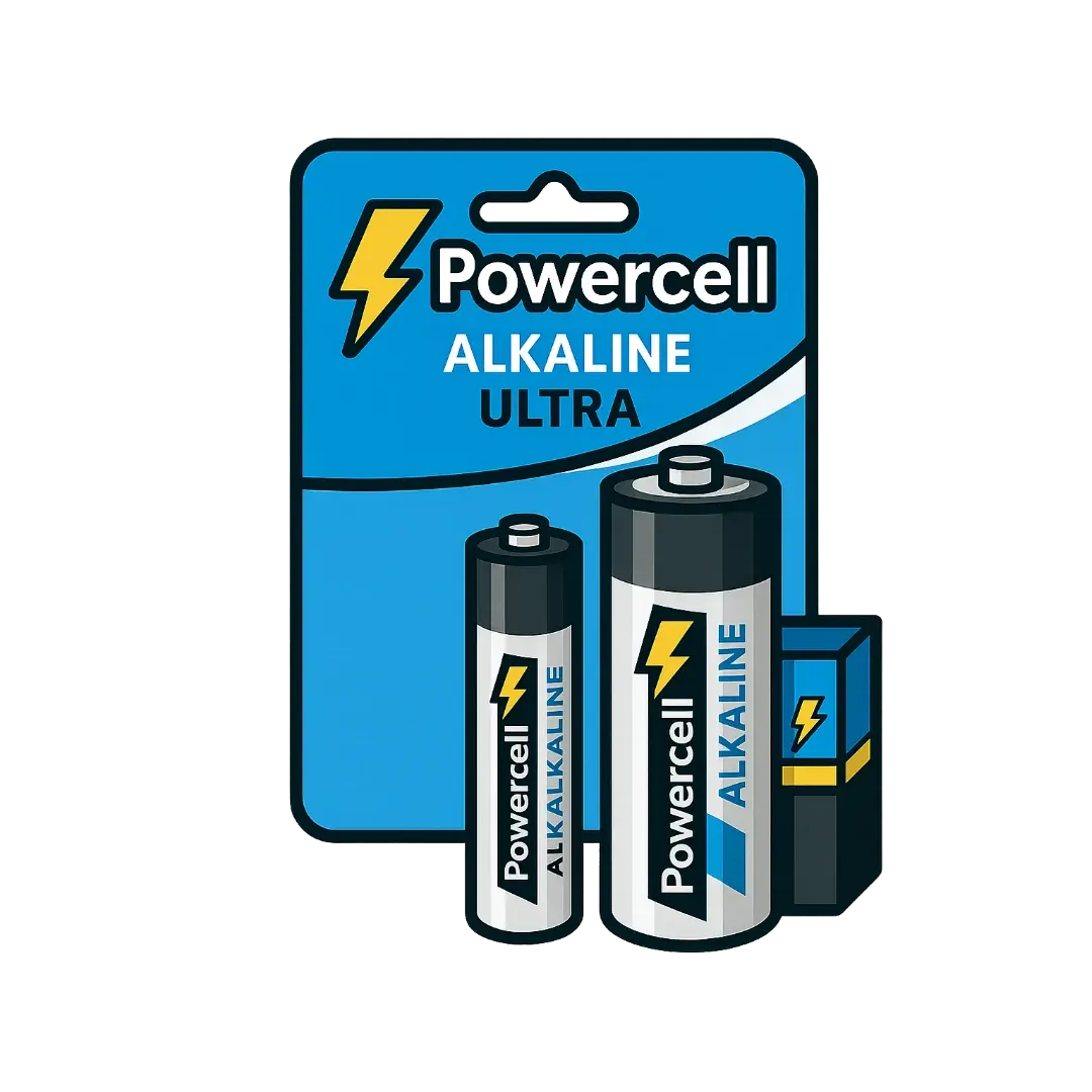 Pilas alcalinas Powercell